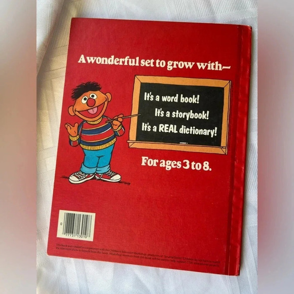 Vintage  Big Bird’s Sesame Street Dictionary Volume 1 - Picture 2 of 3